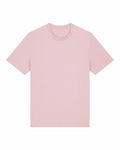 A Stanley/Stella SX701 pink t-shirt displayed on a white background.