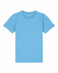 Stanley/Stella SX702 light blue short-sleeve t-shirt on a white background.
