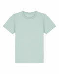 A plain light green SX702 T-shirt by Stanley/Stella is displayed against a white background. This short-sleeved shirt features a classic round neckline and a simple design, emphasizing its soft color and casual style.