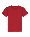 Introducing the SX702 T-shirt by Stanley/Stella, featuring a solid red color with short sleeves and a round neckline, beautifully showcased on a clean white background.