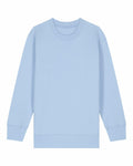 A Stanley/Stella SX704 unisex sweatshirt in light blue, featuring long sleeves and a round neckline, is shown against a white background.