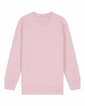 The SX704 from Stanley/Stella is showcased against a white backdrop as a pastel pink sweatshirt featuring long sleeves and a round neckline.