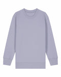 The Stanley/Stella SX704 is a plain, light gray sweatshirt presented flat against a white background. It features a crew neckline and long sleeves with ribbed cuffs and hem.