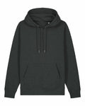 A plain dark green SX705 hoodie from Stanley/Stella, featuring a front pocket and drawstrings.