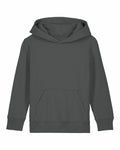 Stanley/Stella's SX706, a dark gray hoodie featuring a front pocket and long sleeves.