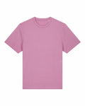 The SX714 by Stanley/Stella, a plain pink T-shirt with a round neck and short sleeves, is displayed against a white background.