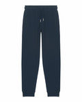 Stanley/Stella's SX716 features navy blue jogger pants with an elastic waistband and cuffs.