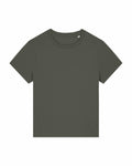 A plain dark green short-sleeve t-shirt, product name SX768 by Stanley/Stella, is displayed against a white background. The t-shirt features a simple crew neckline with no visible designs or logos.