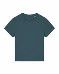 The Stanley/Stella SX768 is a plain dark teal t-shirt featuring short sleeves and a round neckline, displayed laid flat against a white background.