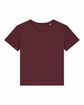 A Stanley/Stella SX781 short-sleeve t-shirt in plain maroon displayed on a white background.