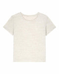 A plain, light gray SX781 T-shirt by Stanley/Stella, featuring short sleeves and a round neckline, is laid flat on a white background.