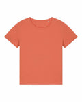 The SX781 by Stanley/Stella is an orange short-sleeve T-shirt presented on a white background, featuring a round neckline and a minimalist design with no visible patterns or logos.