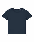 The SX781 by Stanley/Stella, a plain navy blue t-shirt, is displayed on a white background. It features a round neckline and short sleeves, without any visible logos or designs.