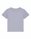 A plain, light gray SX781 T-shirt by Stanley/Stella featuring short sleeves and a round neckline is laid flat against a white background, showcasing its simple, minimalistic design.