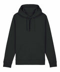 SX789 by Stanley/Stella: Dark green hoodie featuring a front pocket and drawstring hood, displayed against a plain background.
