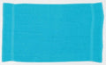 A towel from Towel City, model TC003, in bright blue with two slightly darker vertical stripes near the edges, is laid flat on a white surface.