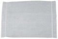A light gray TC006 bath mat from Towel City, featuring simple border lines on the sides, lying flat.