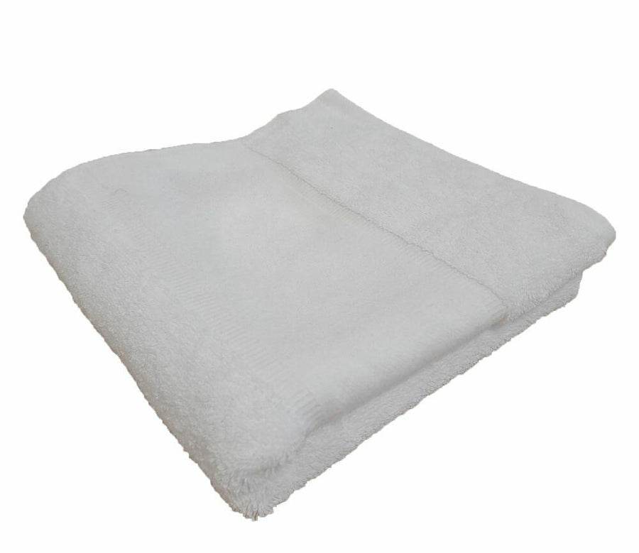 A neatly folded TC504 Towel City towel placed on a white background.