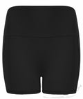 Tombo high-waisted shorts, model TL372, featuring a smooth and form-fitting design, displayed against a plain white background.