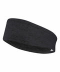A Tombo TL690 black fabric headband featuring a small triangular logo on the edge.