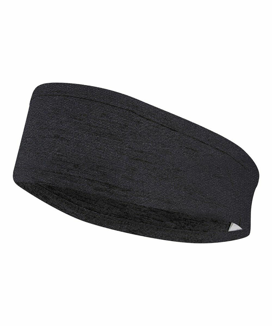 A Tombo TL690 black fabric headband featuring a small triangular logo on the edge.