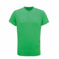 TR010 by Tri-Dri, a plain green T-shirt displayed on a white background.