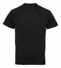 Tri-Dri TR011 black short-sleeve t-shirt on a plain white background.