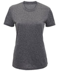 TR020 by Tri-Dri, a grey crew neck T-shirt, is displayed on a plain white background.