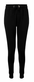 Tri-Dri TR055 joggers in black with cuffed ankles and drawstring waist.