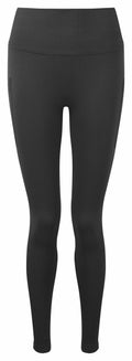 Tri-Dri's TR211 ribbed leggings displayed front view.