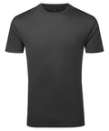 Tri-Dri TR503 short-sleeve t-shirt in plain black on a white background.
