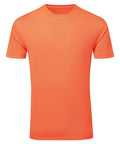 The TR503 by Tri-Dri is an orange short-sleeve T-shirt displayed on a plain white background. It features a round neckline and seems to be crafted from a lightweight fabric.