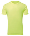 A Tri-Dri plain lime green short-sleeve T-shirt (Product Name: TR503) displayed on a white background.