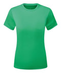 Tri-Dri TR504 short-sleeve T-shirt in plain green displayed on a white background.