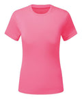 The Tri-Dri TR504, a plain pink short-sleeve T-shirt, is displayed against a white background.
