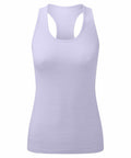 A TR509 sleeveless tank top in plain white by Tri-Dri, displayed on a white background.