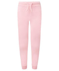 Tri-Dri TR55B sweatpants in pink featuring a drawstring waist and elastic cuffs.