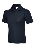 A Uneek UC106 ladies classic polo shirt in Navy