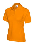A Uneek UC106 ladies classic polo shirt in Orange