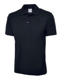 A Uneek UC114 mens unisex active cotton polo shirt in Navy