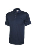 A Uneek UC121 childrens unisex active cotton polo shirt in Navy