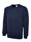 A Uneek UC202 childrens unisex classic sweatshirt in Navy