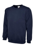 A Uneek UC203 ladies deluxe sweatshirt in Navy