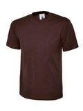 A Uneek UC301 adult unisex classic t-shirt in Brown