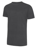A Uneek UC301 adult unisex classic t-shirt in Charcoal