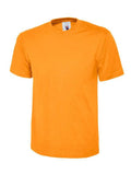 A Uneek UC301 adult unisex classic t-shirt in Orange