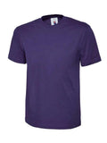 A Uneek UC301 adult unisex classic t-shirt in Purple