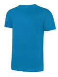A Uneek UC301 adult unisex classic t-shirt in Sapphire Blue