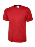 A Uneek UC302 adult unisex heavyweight t-shirt in Red