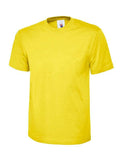 A Uneek UC306 childrens unisex classic t-shirt in Yellow